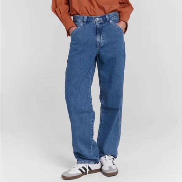 New Levi's Dad Utility Pants Jeans Denim Straight Leg Baggy - Picture 2 of 15